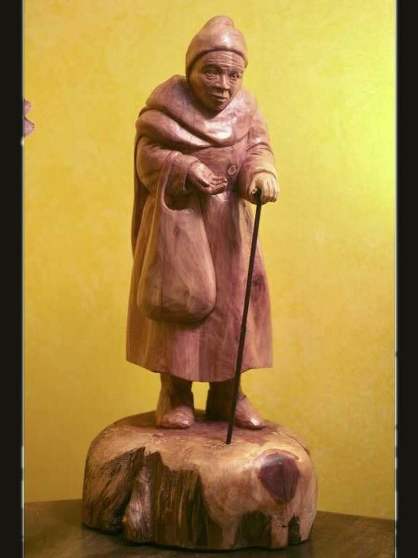 “Mendiante”, sculpture de Paul Crochat