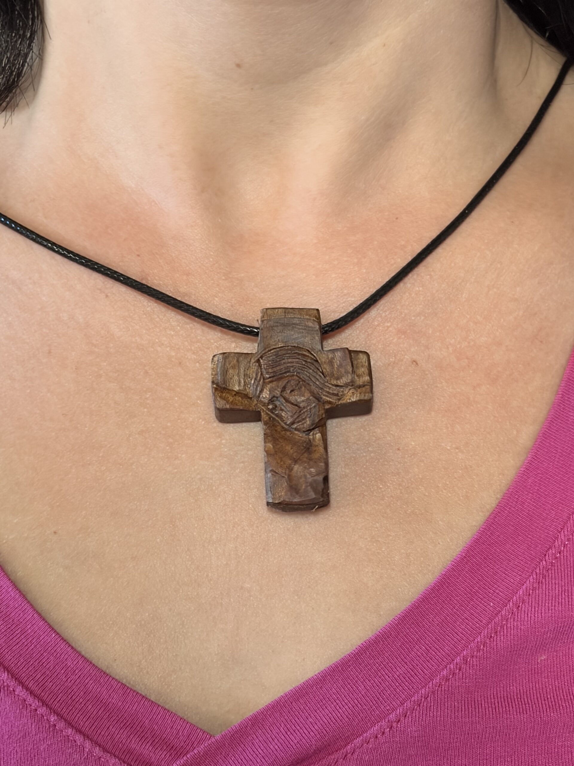 Pendentif croix visage du Christ – Image 4