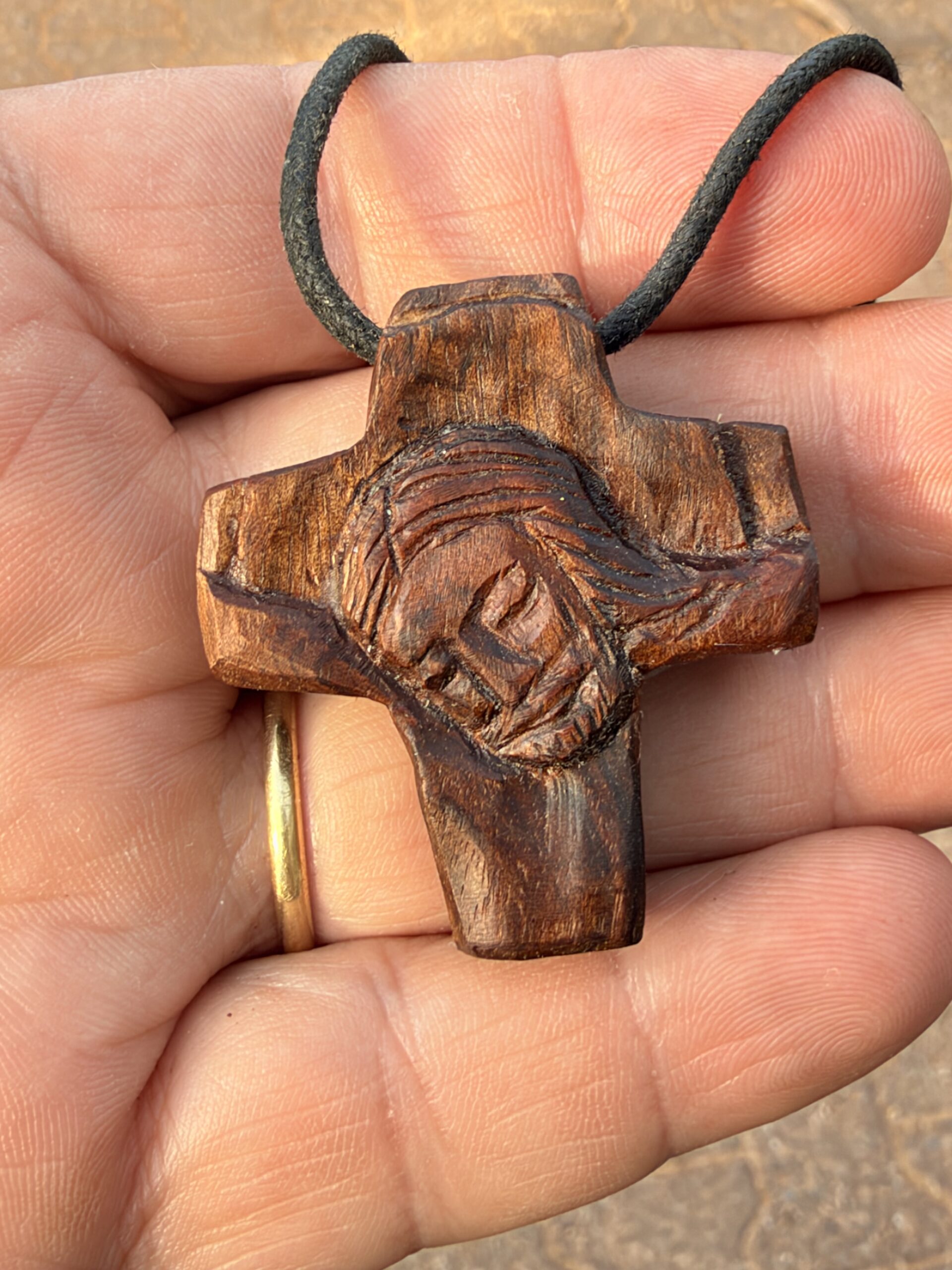 Croix pendentif visage du Christ – Image 6